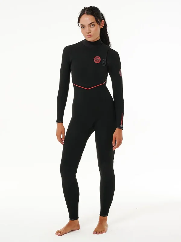 E7 Women's Flashbomb Fusion 3/2mm Zip Free Wetsuit