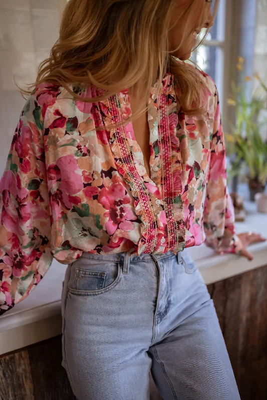 Floral Elvina Blouse