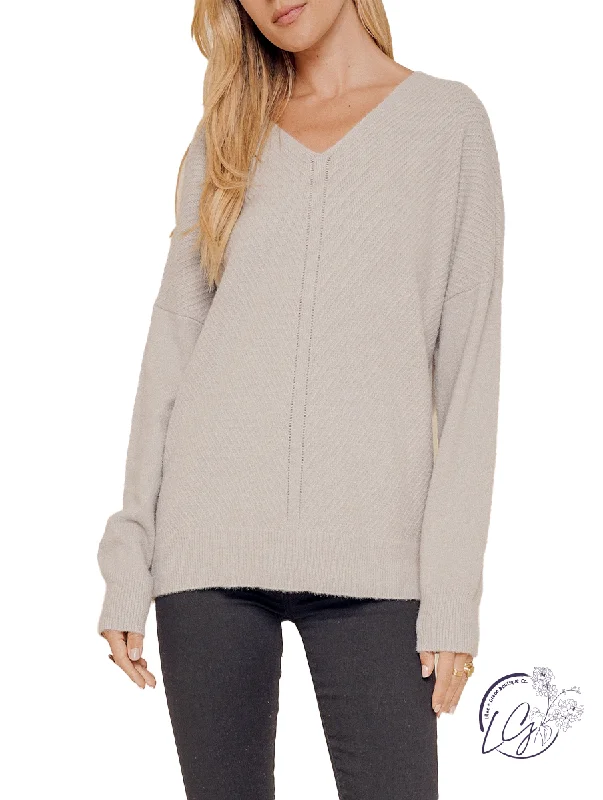 Don't Forget About Me V-Neck Sweater