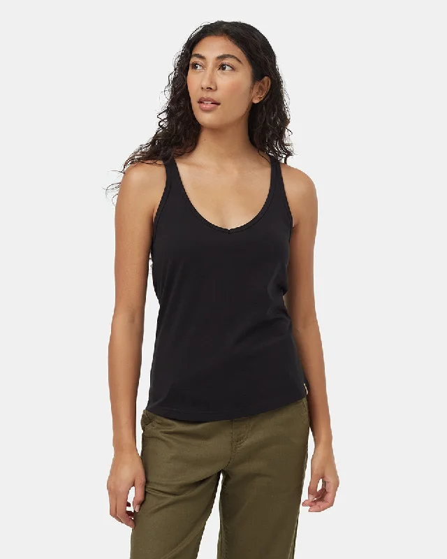 TreeBlend Deep V-Neck Tank