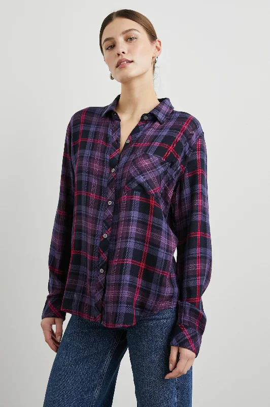 HUNTER SHIRT - AUBERGINE MAGENTA