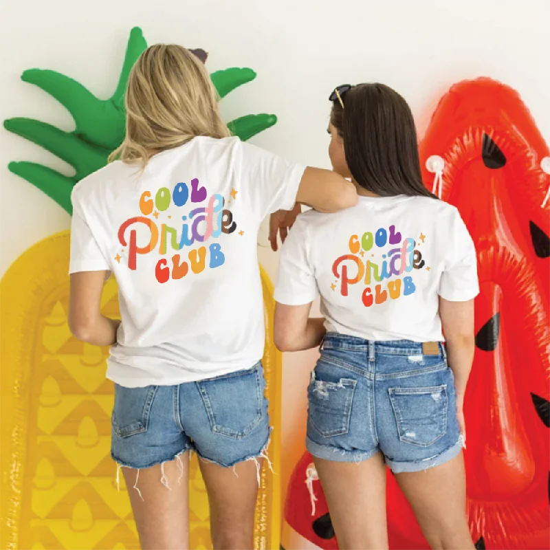 Cool Pride Club Graphic Back Logo T-Shirt