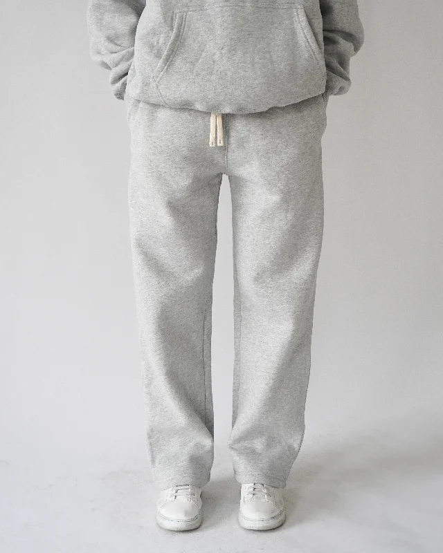 Legacy Straight-leg Sweatpants - Heather Gray