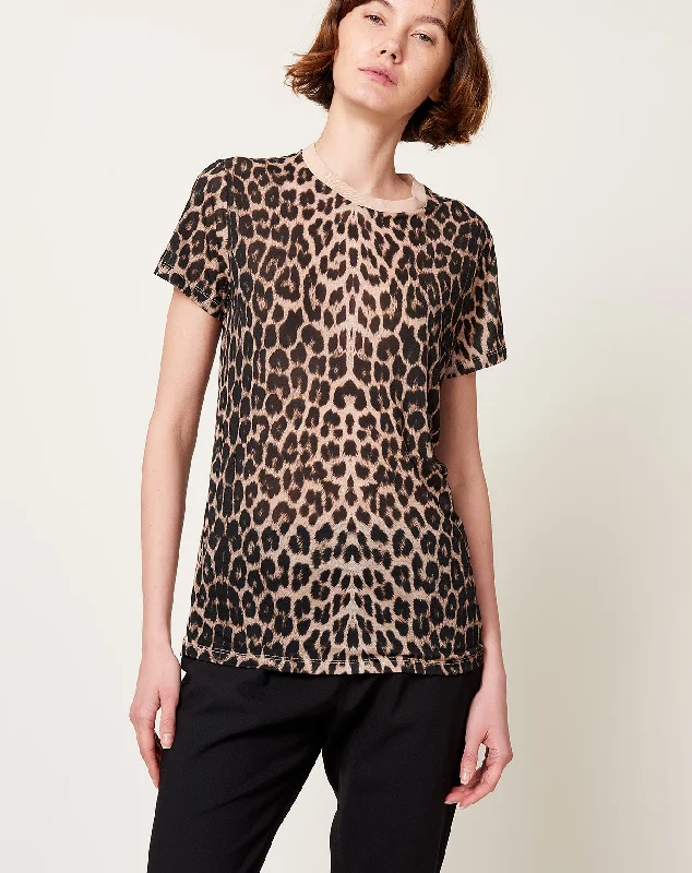 Tee Shirt in Leopard