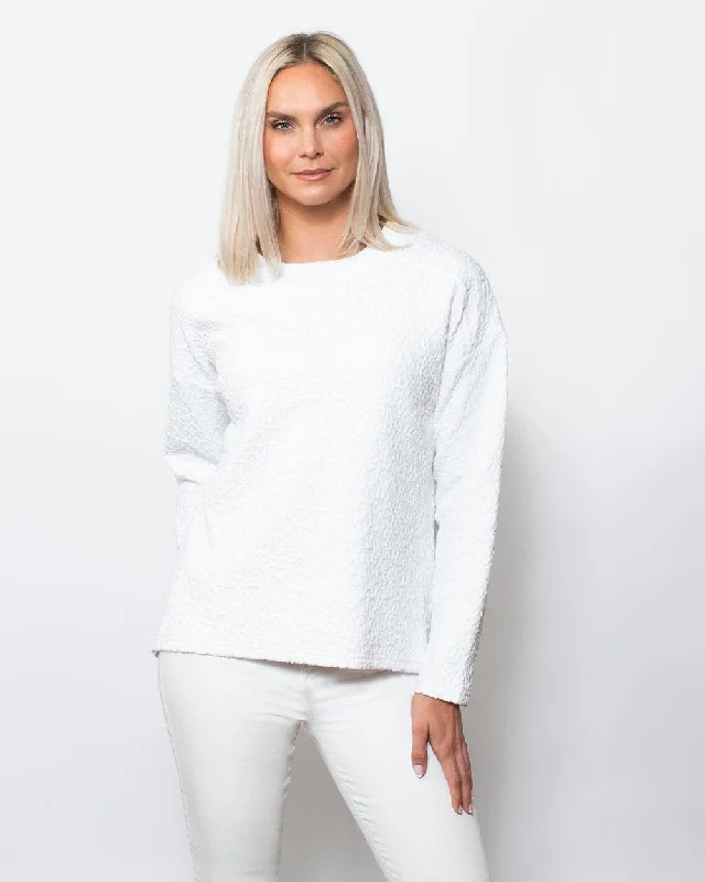 Snoskins Textured Jacquard Sweat Shirt Style 98599-24S