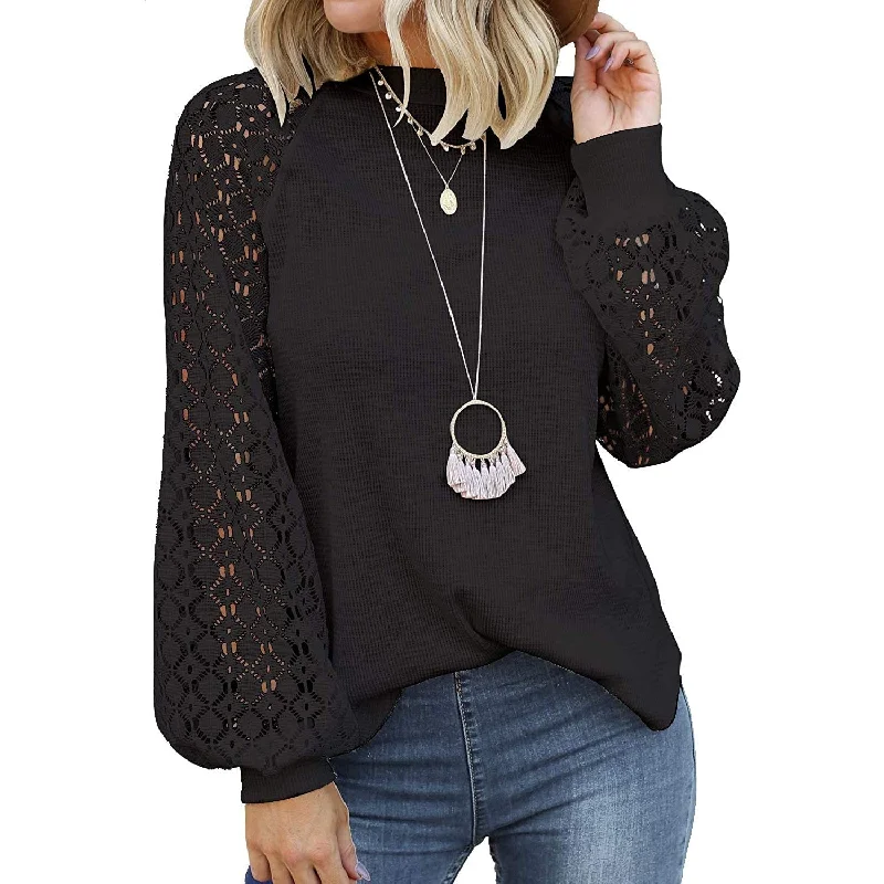 Women's Long Sleeve Lace Top