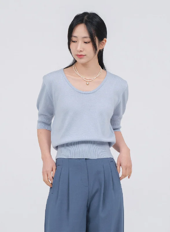 Scoop Neck Knit U1502