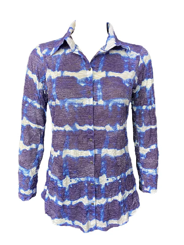 David Cline collar shirt 7013L Marine