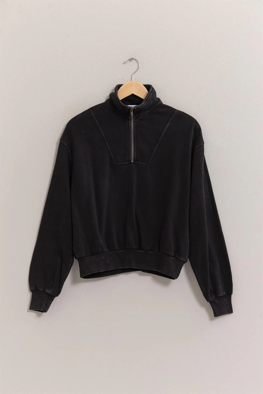 Half Zip Pullover Sweatshirt