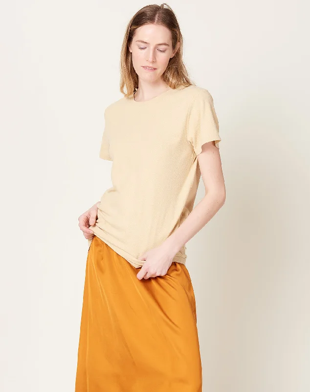 Silk Tee in Oak Yellow