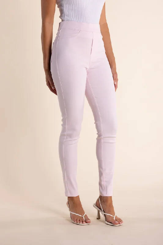 Pull On Pant - Pink Rose