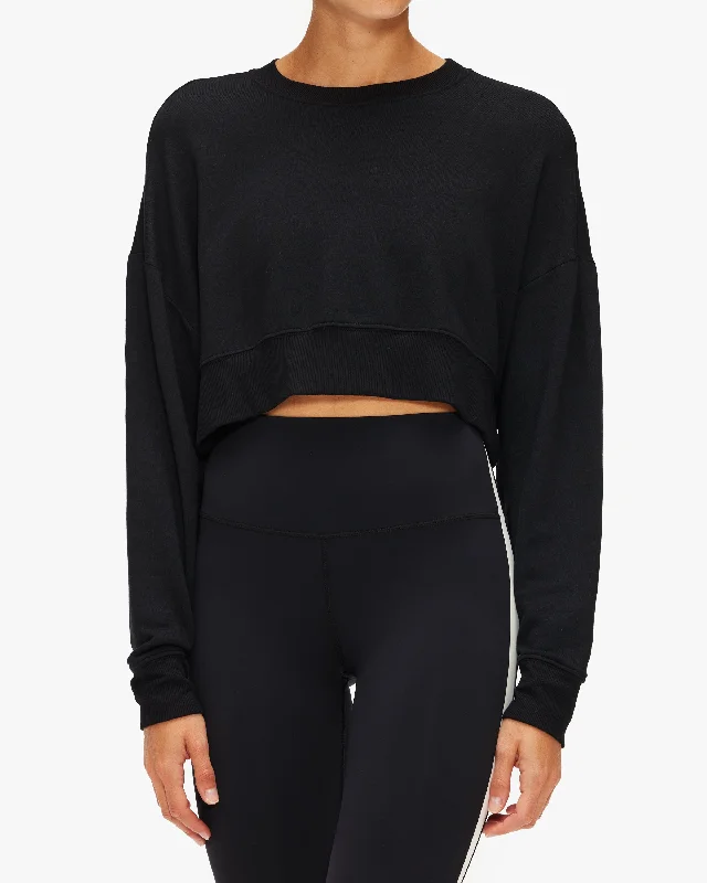 Splits59 Noah Fleece Cropped Sweater