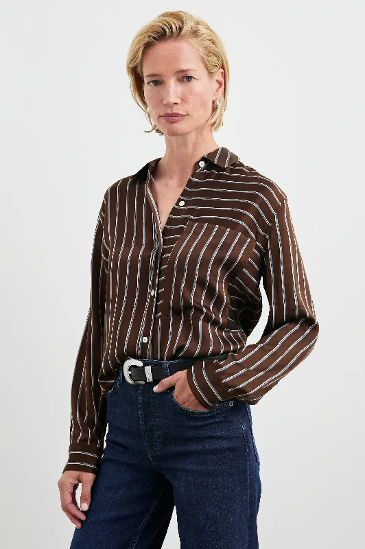 SPENCER SHIRT - BALTIC WHITE STRIPE