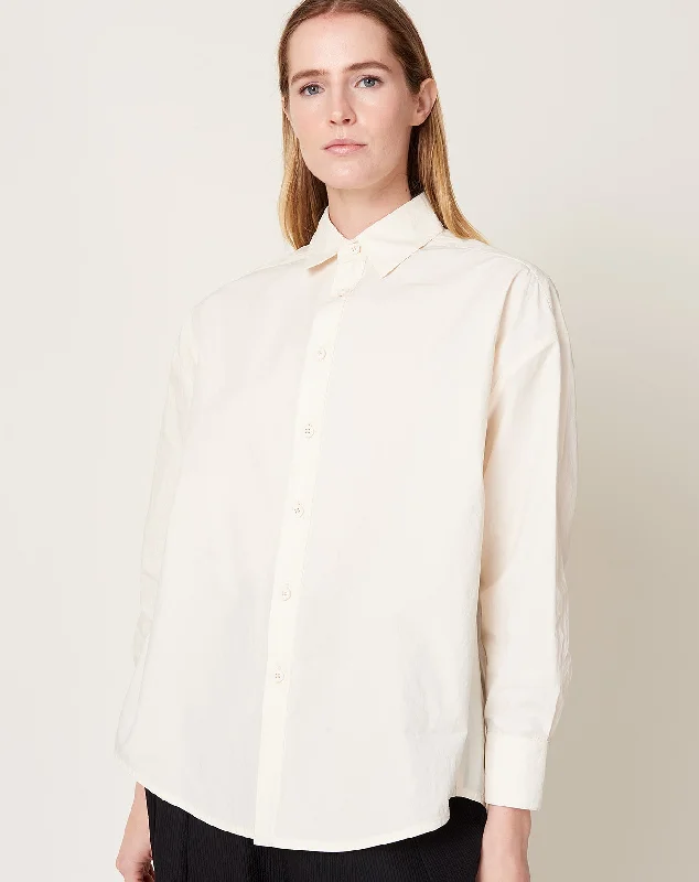 Papery Dolman Shirt in Off White