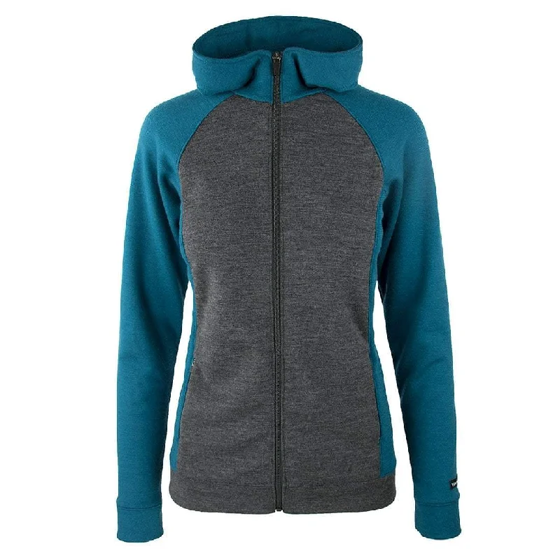 Dark Teal Heather Gray