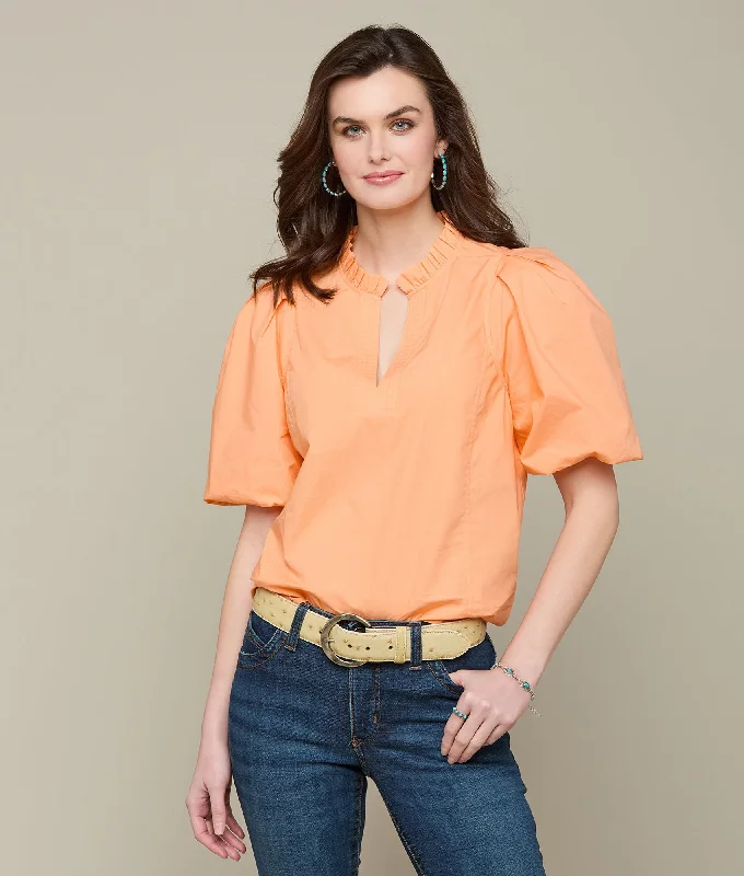 Addison Top :: Melon Peach