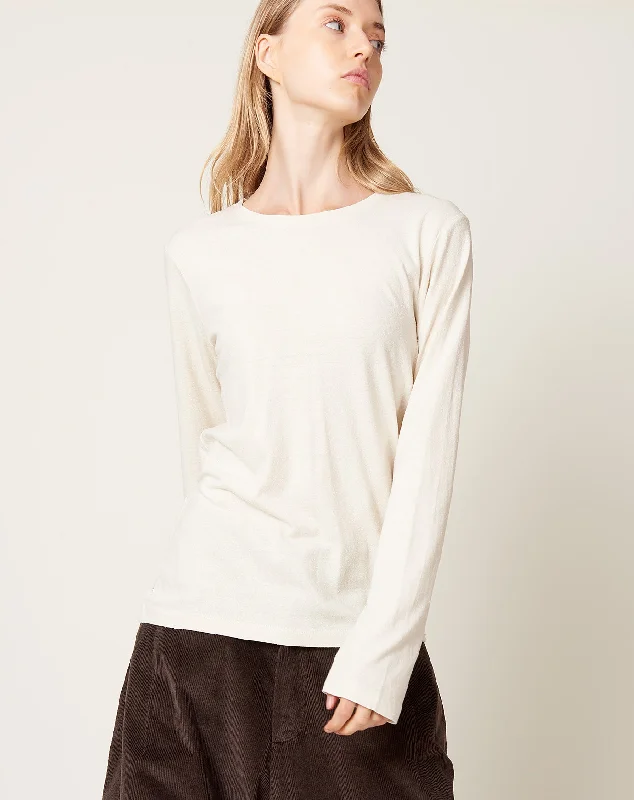 Silk Long Sleeve Tee