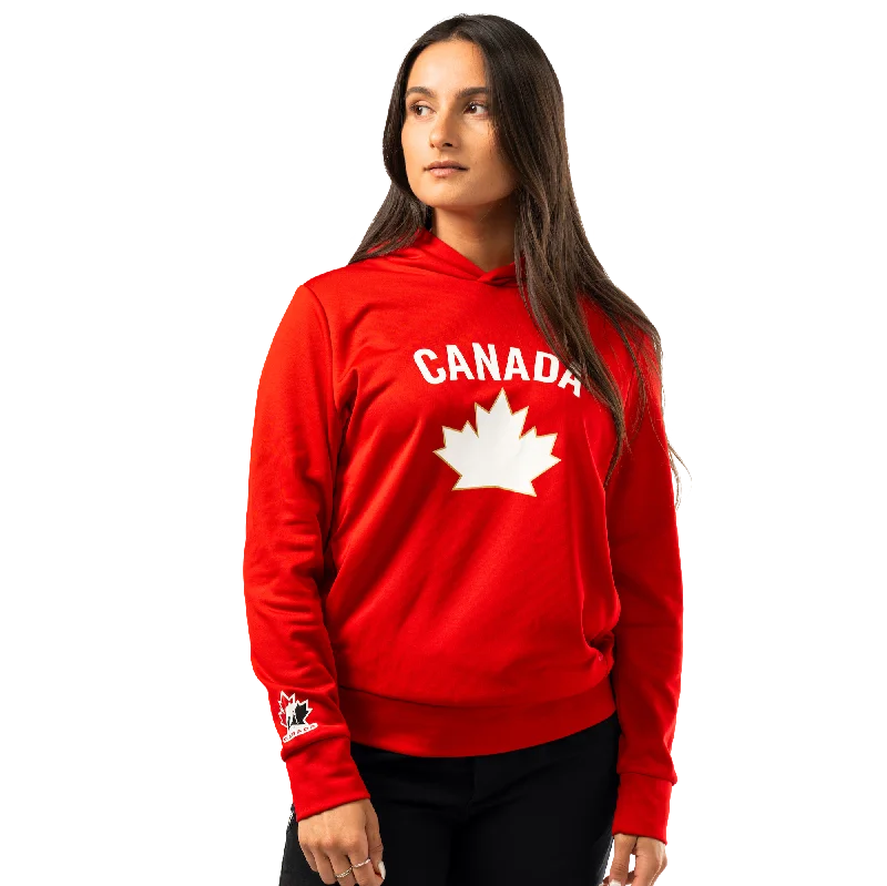 Women's Canada World Junior Red Hoodie (BAUER)