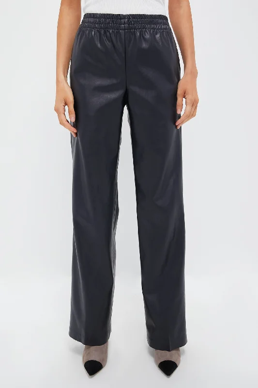 Night Sky Vegan Leather Soto Pant